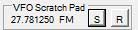 VFO Scratch Pad