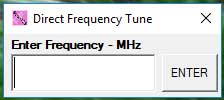 Direct Frequency Tune Direct Frequency Tune