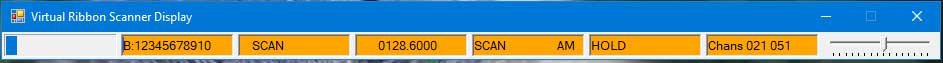 Ribbon Scanner Display